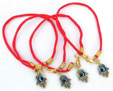 Kabbalah Red String Hamsa Hand Evil Eye Kabbala Bracelet Judaica Luck