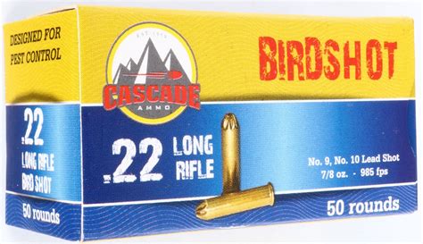 Item 20296 Ended 2024 12 06 22 31 55 Cascade Birdshot Mostacilla 22 Long Rifle Shot