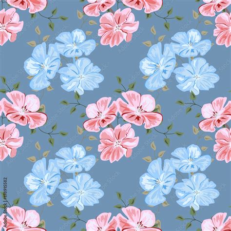 Details More Than Blue And Pink Floral Wallpaper Best In Cdgdbentre