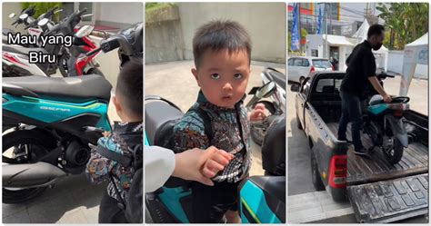 VIDEO Beli Motor Macam Beli Bakso Je Gelagat Budak Kecik Meng4muk