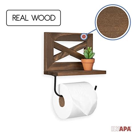 Ilyapa Farmhouse Toilet Paper Holder For Bathroom