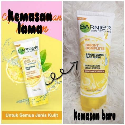 Garnier Light Complete Facial Foam Scrub Lazada Indonesia