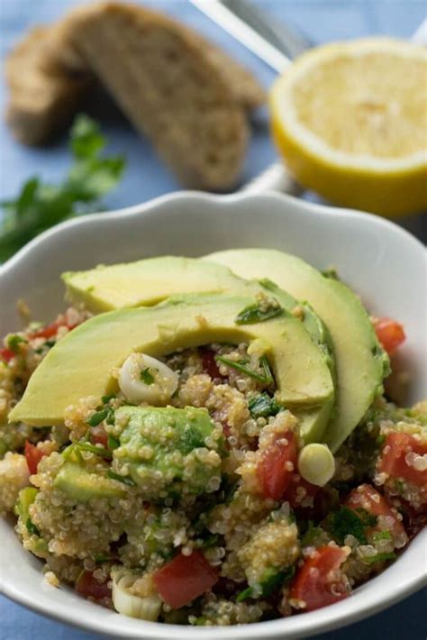 Einfach Gesund Lecker Quinoa Avocado Salat