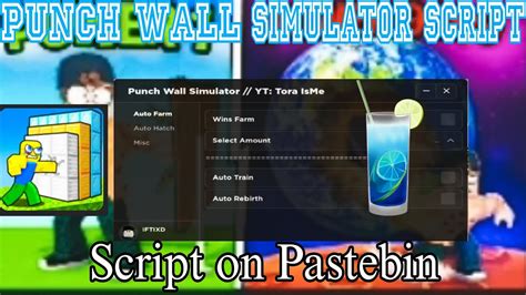 Roblox PUNCH WALL SIMULATOR SCRIPT LINK ON PASTEBIN YouTube