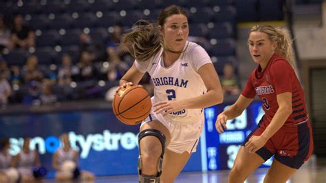 BYU Women's Basketball Defeats Fresno State Led By Cavinder Twins