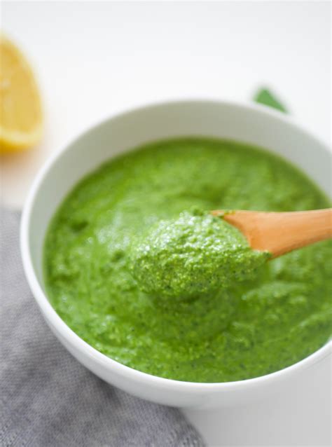 Quick Green Pasta Sauce Creative Nourish