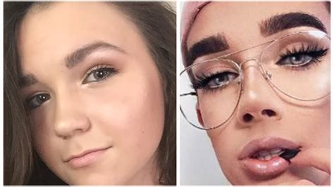 Recreating A Beauty Guru James Charles Makeup Look Shocking Results Youtube