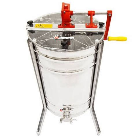 Promo Mesin Peras Madu Sarang Honey Extractor Hand 4 Frames Stainless