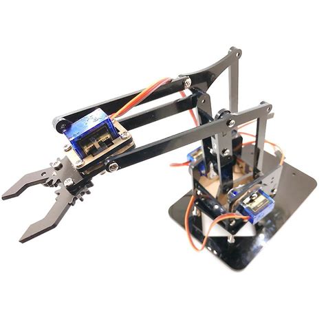 4 Dof Akryl Robot Arm For Arduino Robotic Gripper Klo Med Sg90 Servoer