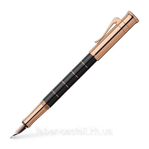 Перьевая Ручка Graf Von Faber-Castell Anello Rose Gold Из Коллекции ...
