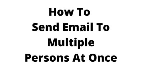 How To Send Email To Multiple Recipients In Gmail How To Send Email To