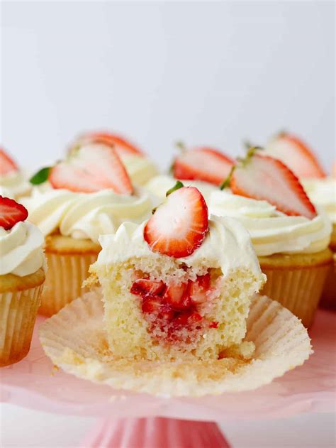 Fresh Strawberry Cupcake Recipe