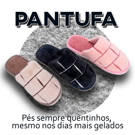 Pantufa Chinelo De Casa Feminina Menina Pel Cia Confort Vel Inverno