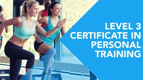 Level 3 Certificate In Personal Training Youtube