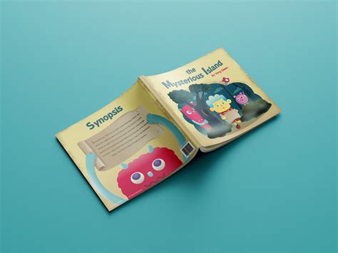 Children Storybook - The Mysterious Island on Behance