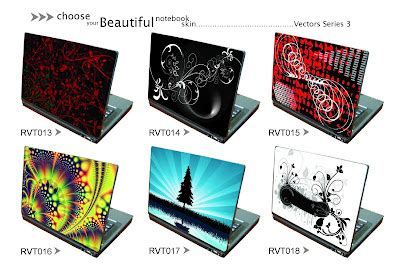 Laptop Vinyl Decals - Vectors