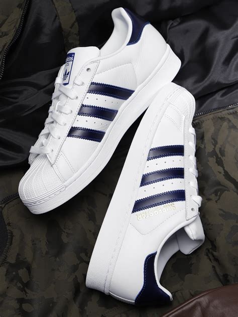 Buy Adidas Originals Men White Leather Superstar Sneakers Casual