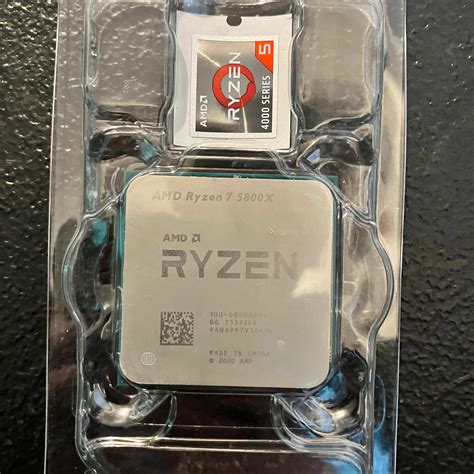 Amd Ryzen 7 5800x 8 Core 16 Thread Am4 Cpu Open Box Jawa