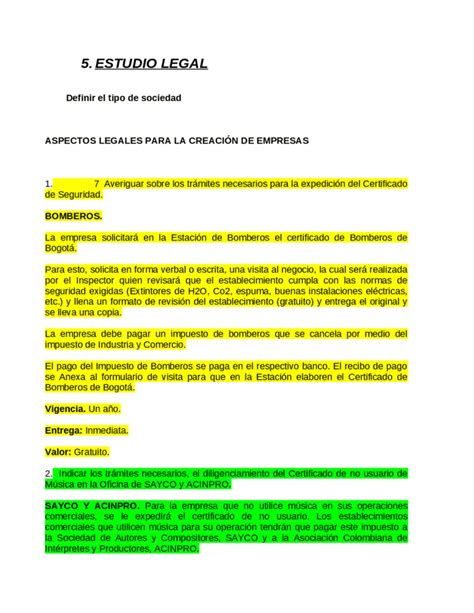 Cu Les Son Los Aspectos Legales De Una Empresa Asesor A Legal