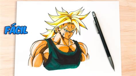 C Mo Dibujar A Trunks Del Futuro Paso A Paso Dragon Ball Z Youtube