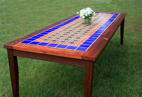 Talavera Tile Dining Table Very Large Dining Table Mexican Etsy