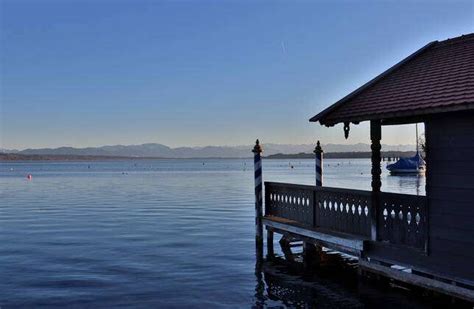 Tutzing Bavaria Germany January A Winter Day In Tutzing