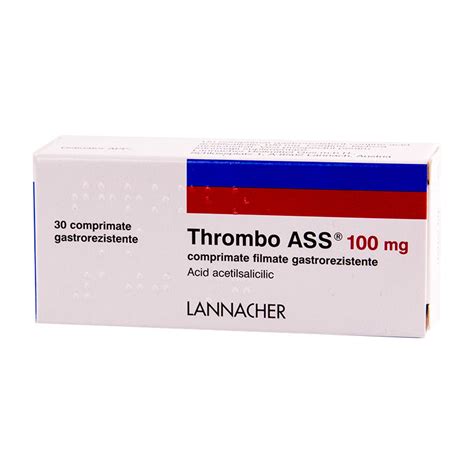 THROMBO ASS 100MG X 30 COMPRIMATE FILMATE HelpNet Ro