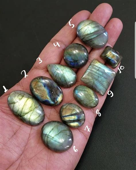 Holiday Sale Natural High Sheen Labradorite Cabochons Swipe To See