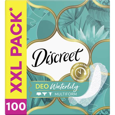 Прокладки щоденні DISCREET Deo Water Lily 100 штук (63466) - Купити за ...