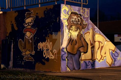 Graffiti Art In Skatepark By Namenloserdavid On Deviantart