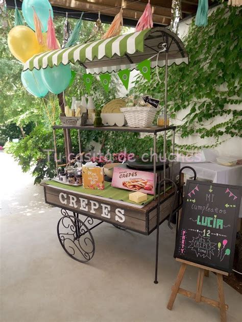 Carrito De Crepes Salados Para Eventos Tu Casita De Chuches