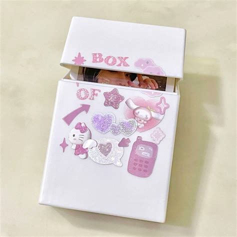 Pink Decorated Polco Box Hobbies Toys Stationery Craft Other