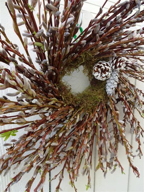 Pussy Willow Wreath Now On Sale Pussy Willows By Donnahubbard