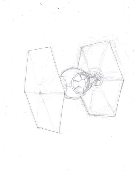 tie fighter sketch by Noicem on DeviantArt