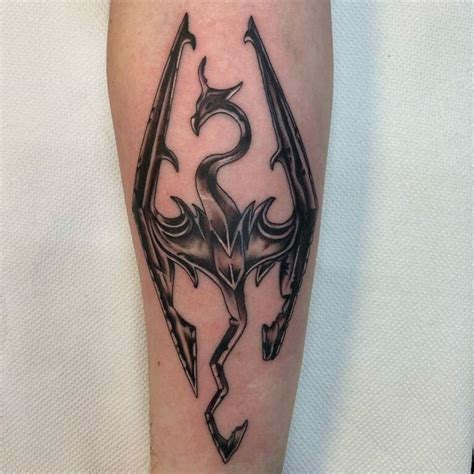 101 Amazing Skyrim Tattoo Ideas That Will Blow Your Mind!