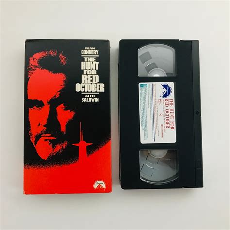 Vintage The Hunt For Red October Vhs Video Tape Starring