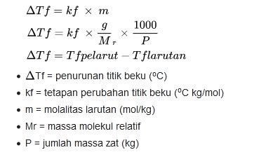 Materi Penurunan Titik Beku Homecare