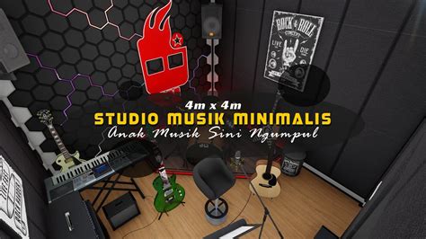 Desain Studio Musik X Meter Home Music Studio Youtube