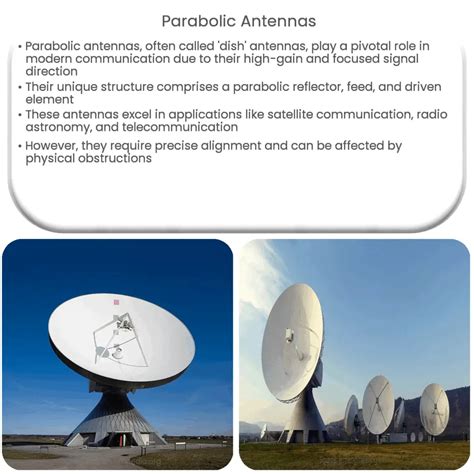 Parabolic Antennas | How it works, Application & Advantages