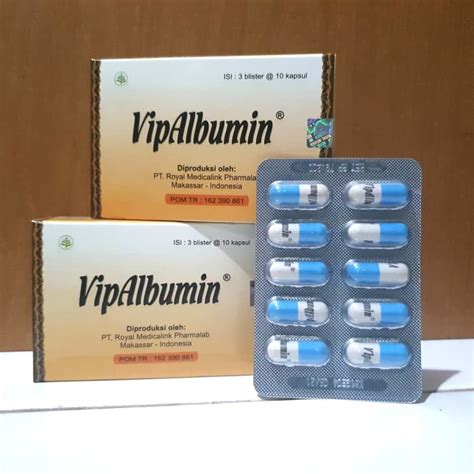 Jual Vipalbumin Kapsul Isi 3blister 10 Kapsul Shopee Indonesia