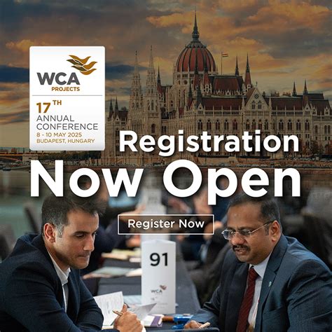 Registration For Th Wca Projects Conference Is Now Open Wca