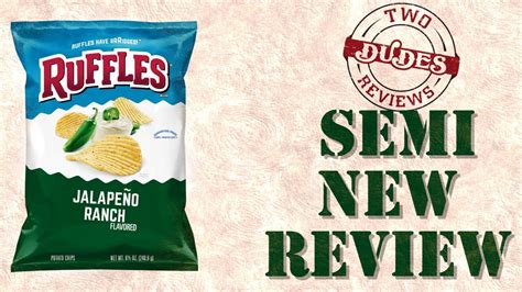 Ruffles Jalapeno Ranch Chips Review Youtube