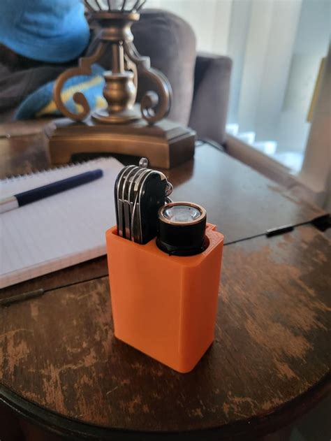 Pocket Organizer For My Flashlight And Swiss Army Knife R 3dprinting