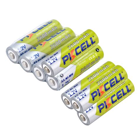 Aliexpress Buy Pcs Aa Batteries Ni Mh Mah V Aa