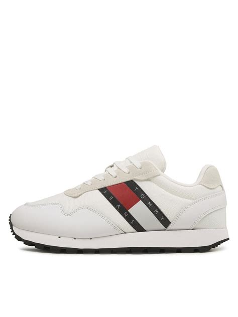 Sneakers Tommy Jeans Retro Runner Ess Em Em Wei Eschuhe De