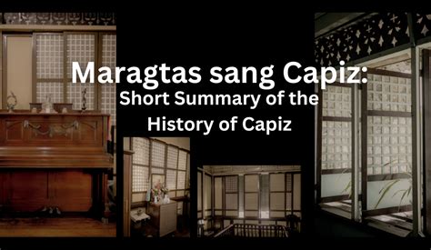 Maragtas sang Capiz: Short Summary of the History of Capiz