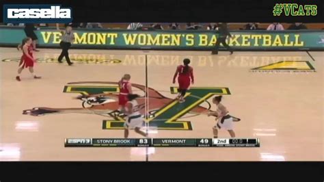 Womens Basketball Vermont Vs Stony Brook 12314 Youtube