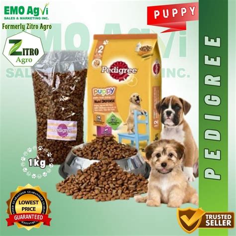 Pedigree Puppy 1kg Chicken Egg And Milk Flavor Repacked Shopee