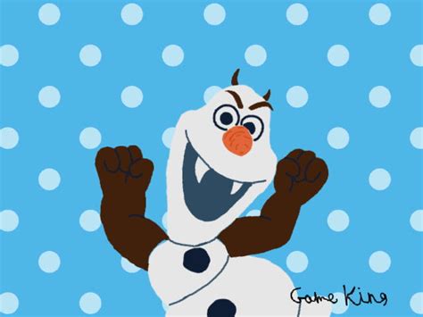 Muscle Olaf By Gameking427 On Deviantart