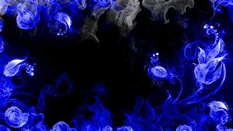 Blue Flame Background